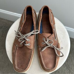 Sperry Men's Tan Leather Boat Shoes